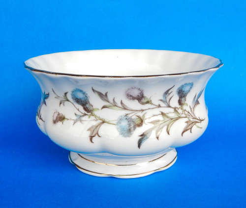 Royal Albert  " Brigadoon (Scottish Thistle) " Sugar Bowl - Made In England