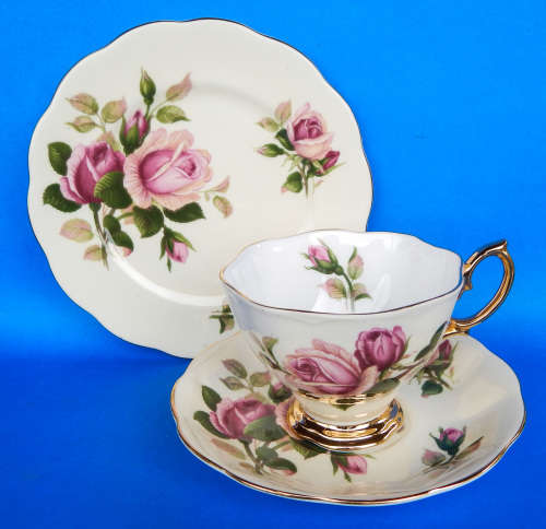 Royal Albert  " ENGLISH BEAUTY "  Trio - Made In England