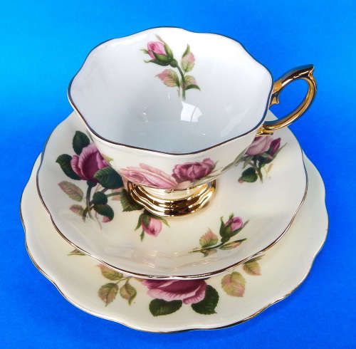 Royal Albert  " ENGLISH BEAUTY "  Trio - Made In England