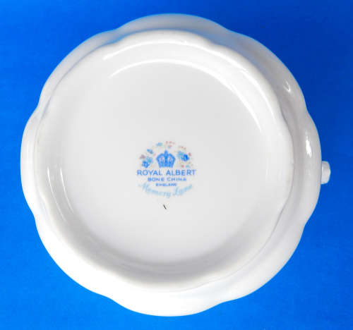 Royal Albert " Memory Lane " Two Handled Lidded Sugar Bowl - Made In England