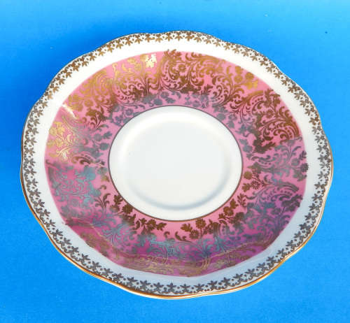 Royal Albert Rare BUCKINGHAM Series Pink Duo - Made In England