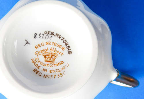 Royal Albert Crown China Rare " ROYALTY GOLD " Trio - Made In England