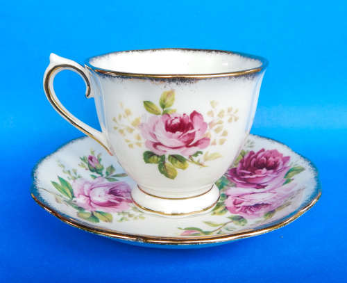 Royal Albert " American Beauty " Trio - Made In England