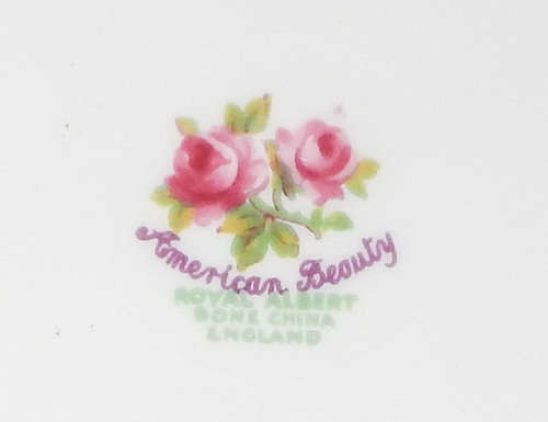 Royal Albert " American Beauty " Trio - Made In England