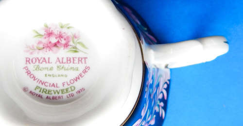 Royal Albert Provincial Flowers Series Duo - Fireweed - Made In England
