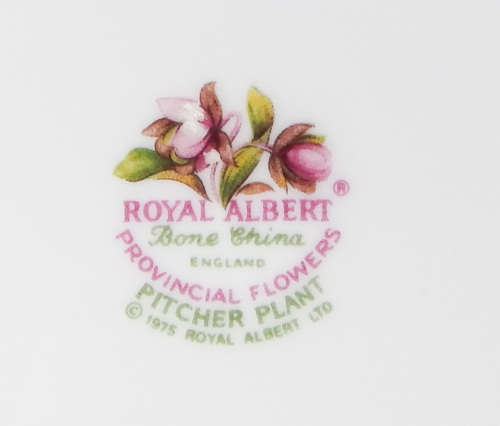 Royal Albert Provincial Flowers Series Collector's Plate 21 cm - Pitcher Plant - Made In England