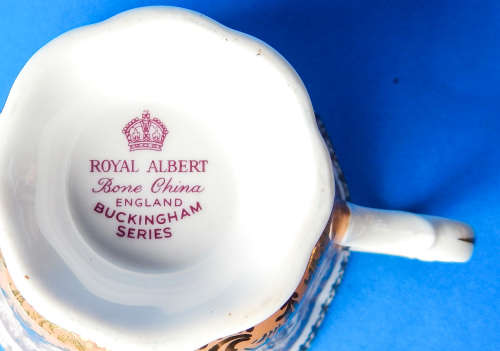 Royal Albert Rare BUCKINGHAM Series Duo - Made In England