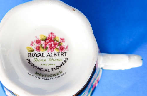 Royal Albert Provincial Flowers Series Duo - Mayflower - Made In England