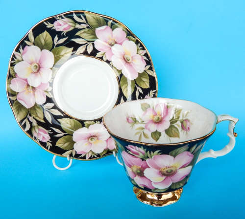 Royal Albert Provincial Flowers Series Duo - Alberta Rose - Made In England