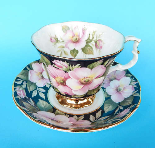 Royal Albert Provincial Flowers Series Duo - Alberta Rose - Made In England