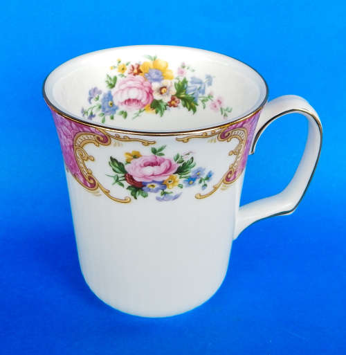 Royal Albert " Lady Carlyle " Bristol Beaker/Mug - Made In England - (4 Available)