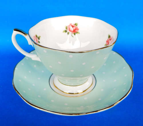 Royal Albert - 100 Years Of Royal Albert -1930's " Polka Rose " Trio - Boxed