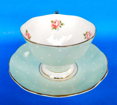 Royal Albert - 100 Years Of Royal Albert -1930's " Polka Rose " Trio - Boxed