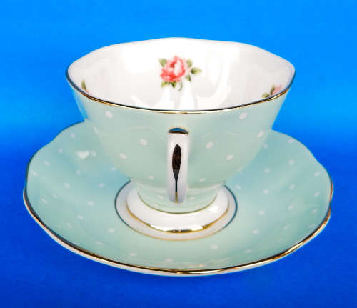 Royal Albert - 100 Years Of Royal Albert -1930's " Polka Rose " Trio - Boxed