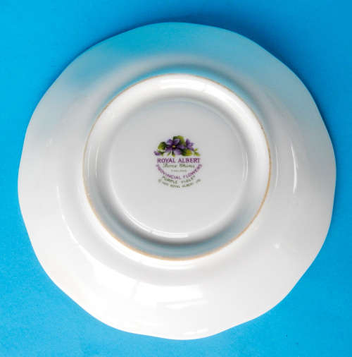 Royal Albert Provincial Flowers Series Duo - Purple Violet - Made In England