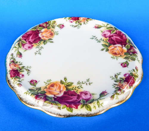 Royal Albert " Old Country Roses " Ceramic Teapot Stand - Made In England