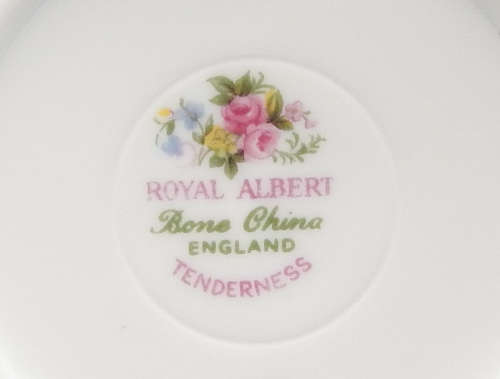 Royal Albert " Tenderness " Trio - Victoria Shape - Made In England