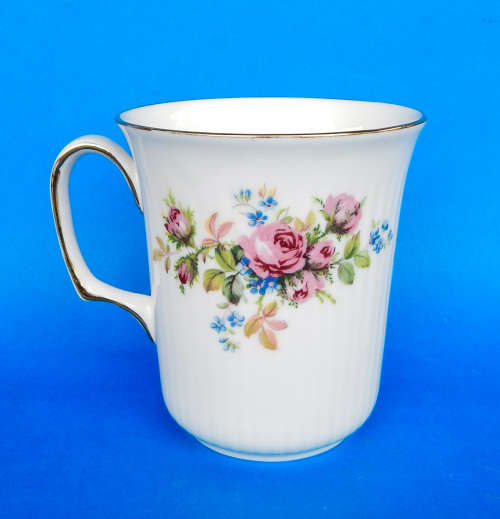 Royal Albert " Moss Rose " Bristol Beaker/Mug - Made In England - (6 Available)