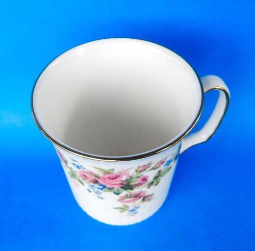 Royal Albert " Moss Rose " Bristol Beaker/Mug - Made In England - (6 Available)