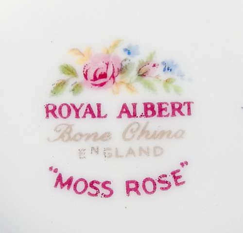 Royal Albert " Moss Rose " Bristol Beaker/Mug - Made In England - (6 Available)