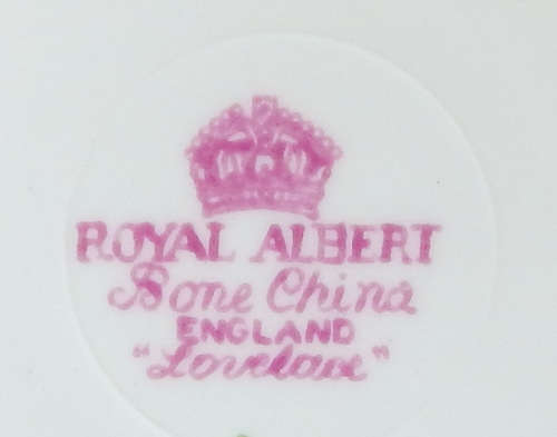 Royal Albert Rare " Lovelace PINK " Trio - Made In England