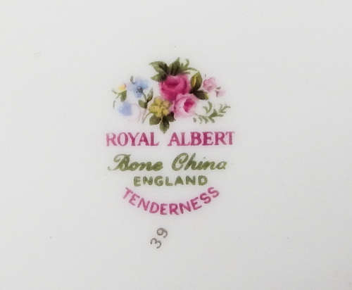 Royal Albert " TENDERNESS " Teapot - Victoria Shape - Made In England