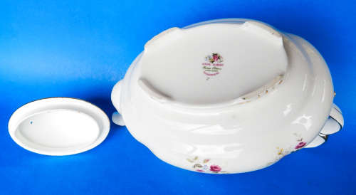 Royal Albert " TENDERNESS " Teapot - Victoria Shape - Made In England