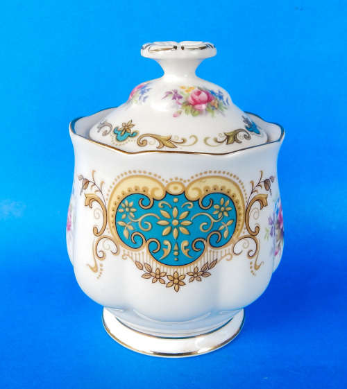 Royal Albert " BERKELEY " Lidded Preserve Jar - Made In England