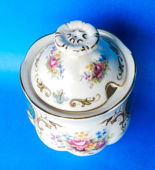 Royal Albert " BERKELEY " Lidded Preserve Jar - Made In England