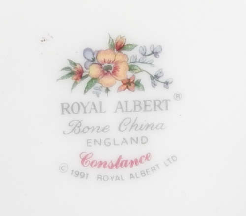 Royal Albert " CONSTANCE " Two Handled Lidded Sugar Bowl - Made In England