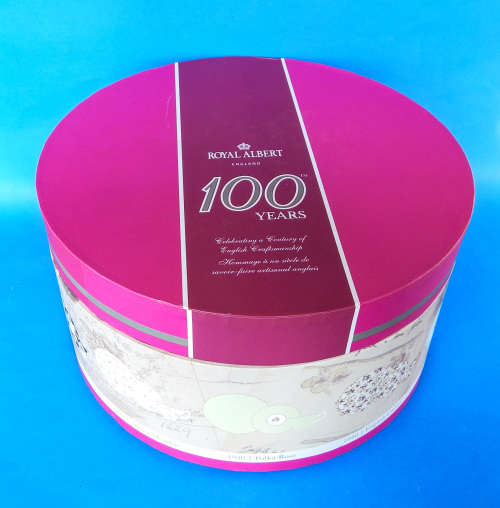 Royal Albert - 100 Years Of Royal Albert -1930's " Polka Rose " Trio - Boxed