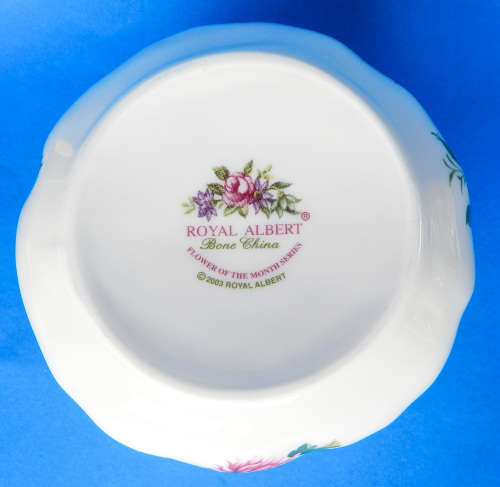 Royal Albert "Flower Of The Month Series" Dorothy Purse Pot