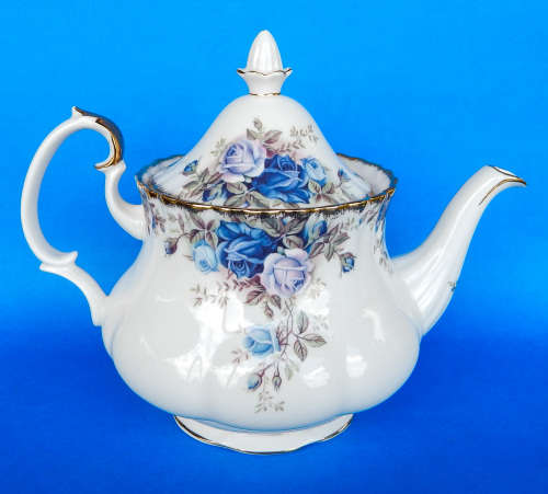 Royal Albert " MOONLIGHT ROSE " Teapot - Made In England