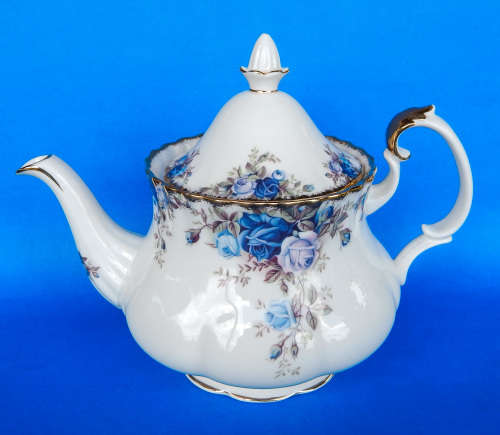 Royal Albert " MOONLIGHT ROSE " Teapot - Made In England