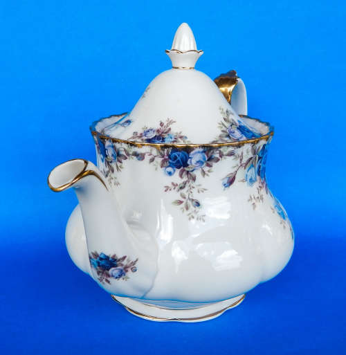 Royal Albert " MOONLIGHT ROSE " Teapot - Made In England