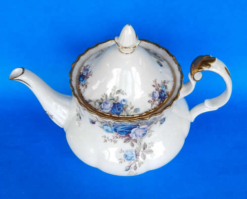 Royal Albert " MOONLIGHT ROSE " Teapot - Made In England