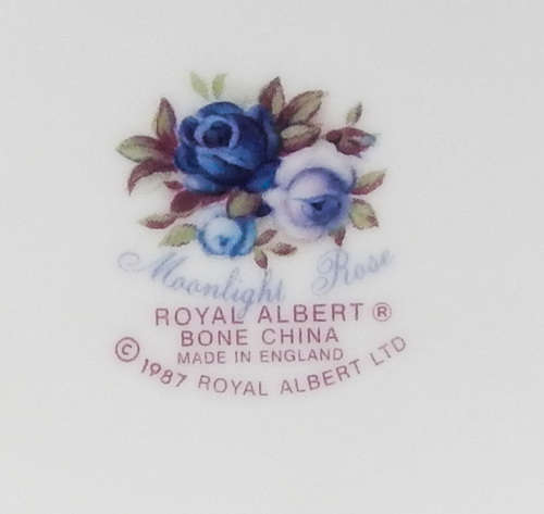 Royal Albert " MOONLIGHT ROSE " Teapot - Made In England