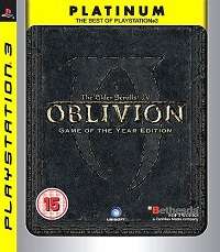 PS3 THE ELDER SCROLLS IV OBLIVION GAME OF THE YEAR EDITION PLATINUM / BID TO WIN / FREE SHIPPING