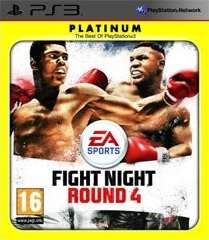 PS3 FIGHT NIGHT ROUND 4  PLATINUM / BID TO WIN / FREE SHIPPING
