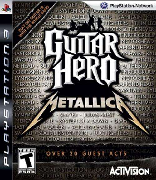 PS3 GUITAR HERO METALLICA / SAG / BID TO WIN / FREE SHIPPING
