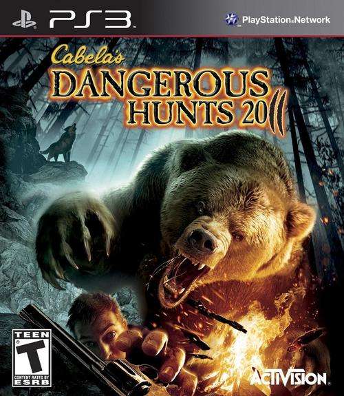 PS3 CABELAS DANGEROUS HUNTS 2011 / BID TO WIN / FREE SHIPPING