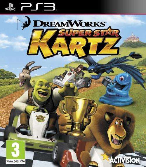 PS3 DREAMWORKS SUPER STAR KARTZ / BID TO WIN / FREE SHIPPING