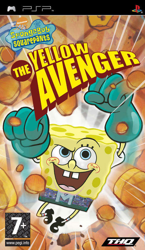PSP Spongebob Squarepants The Yellow Avenger