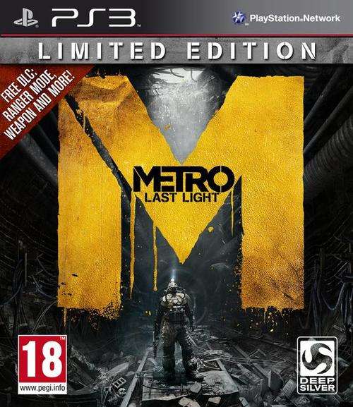 PS3 METRO LAST LIGHT LIMITED EDITION / BID TO WIN / FREE SHIPPING