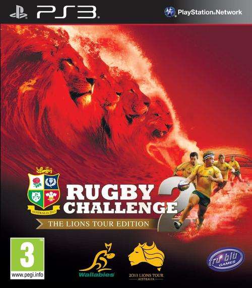 PS3 RUGBY CHALLENGE 2 THE LIONS TOUR EDITION / BID TO WIN / FREE SHIPPING