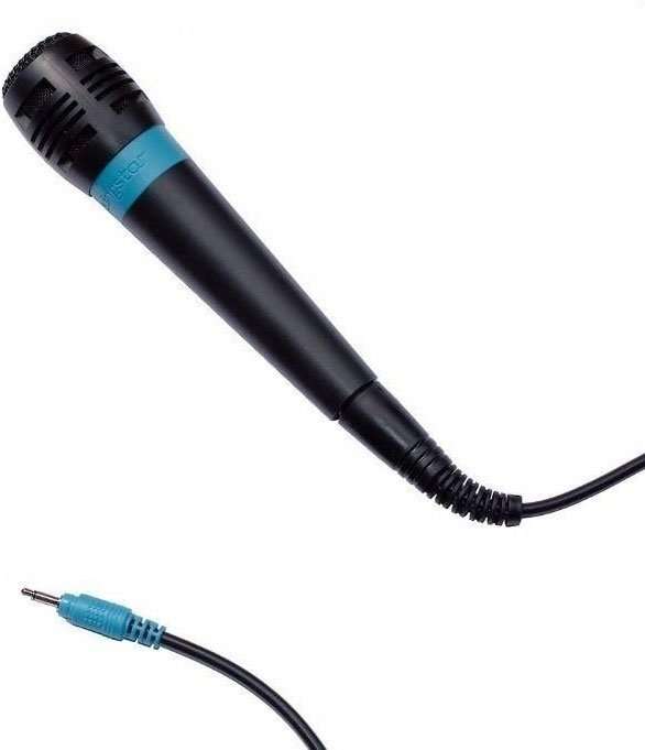 PS2 SINGSTAR WIRED USB MICROPHONE REPLACEMENT BLUE / BID TO WIN