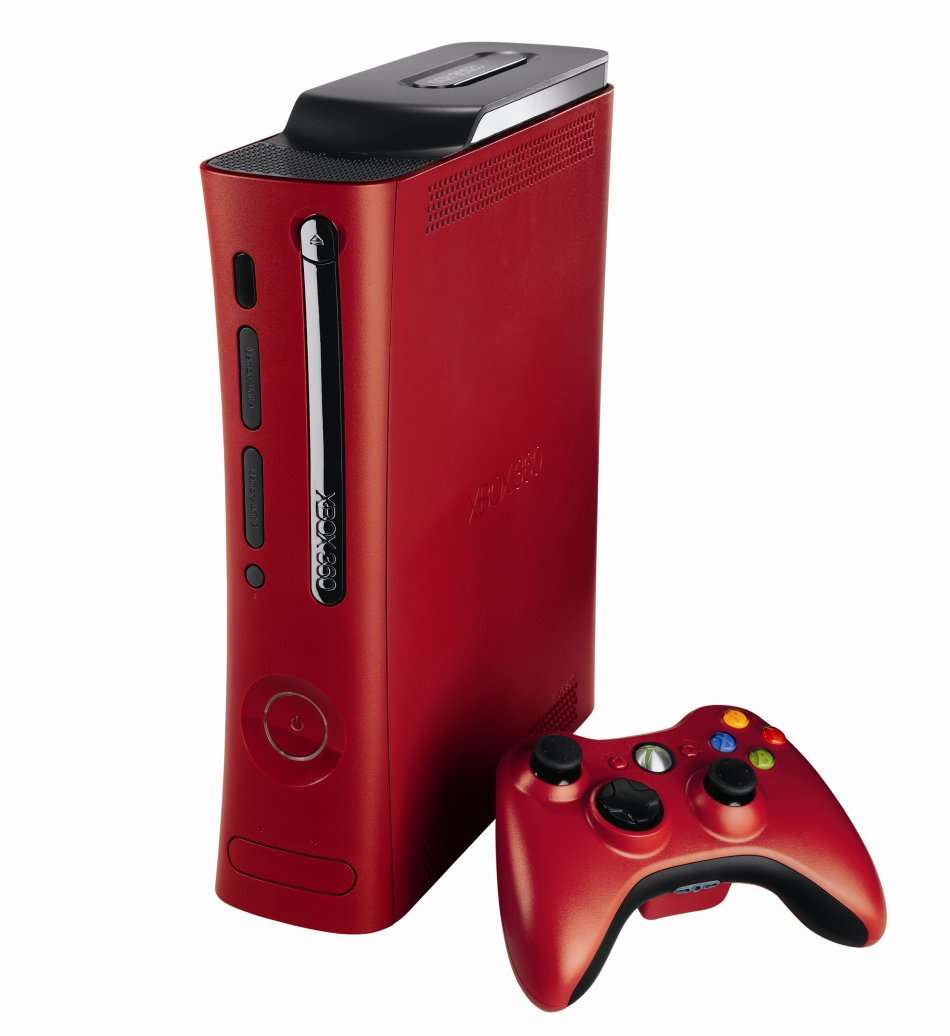 XBOX 360 LIMITED EDITION RED FAT CONSOLE WITH WIRELESS CONTROLLER BUNDLE / BID TO WIN