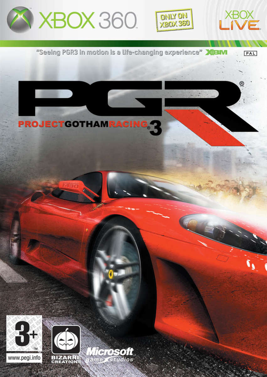 XBOX 360 PGR PROJECT GOTHAM RACING 3 / ORIGINAL PRODUCT / BID TO WIN