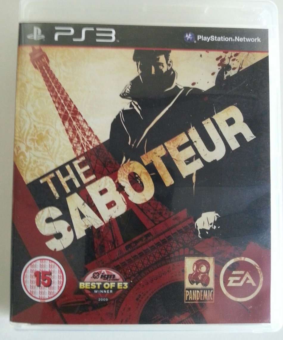PS3 THE SABOTEUR / BID TO WIN