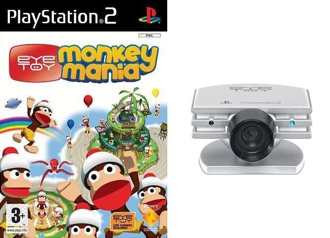 PS2 EYETOY MONKEY MANIA GAME WITH CAMERA BUNDLE / BID TO WIN